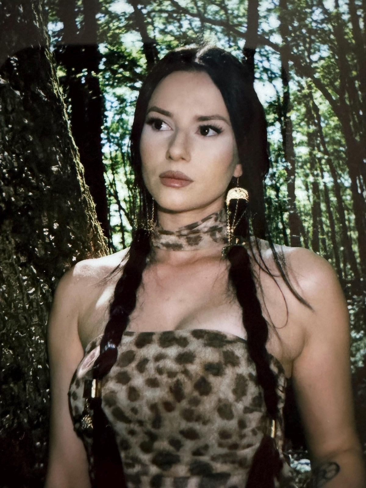 Lelya Earrings: Brass Slavic Amulets - Love and Joy Talismans