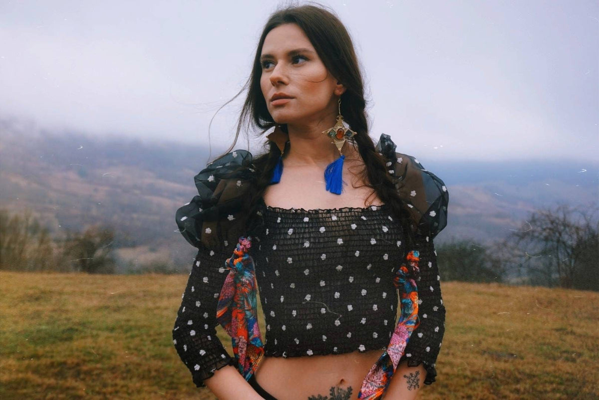 The Evil Eye Apotropaic Earrings: Ethnic Folk Jewelry