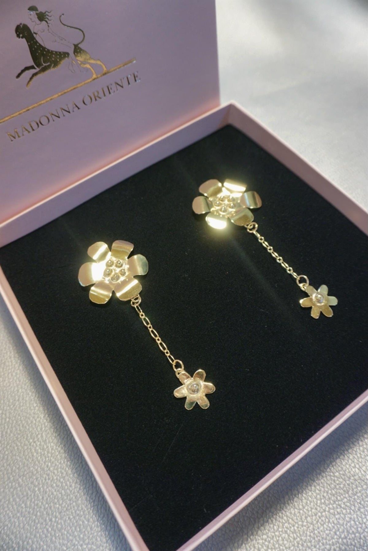Wild Rose Earrings: Floral Fairy Jewelry