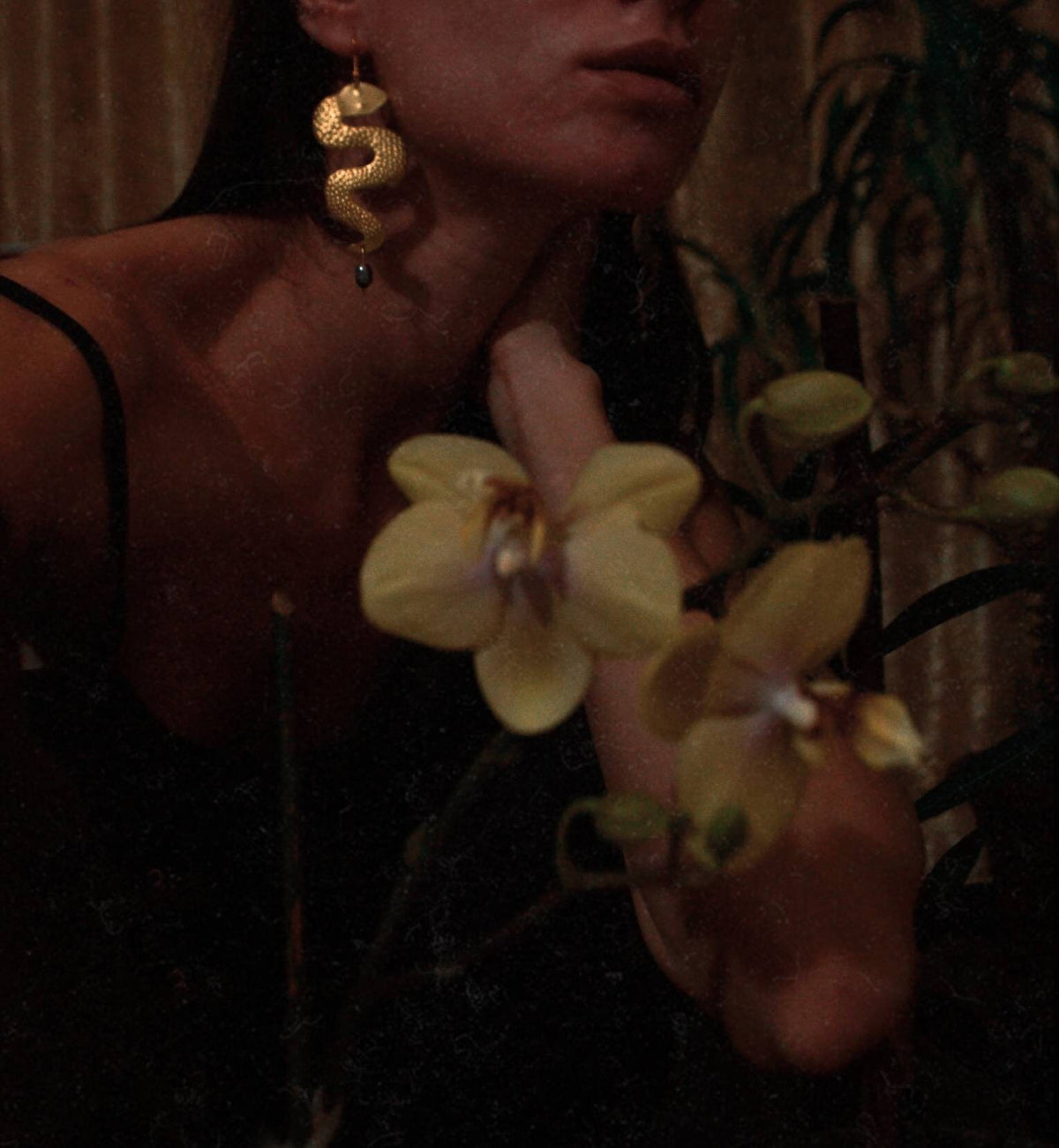 Handmade Brass Serpent Earrings: Ancient Greek Medusa Jewelry