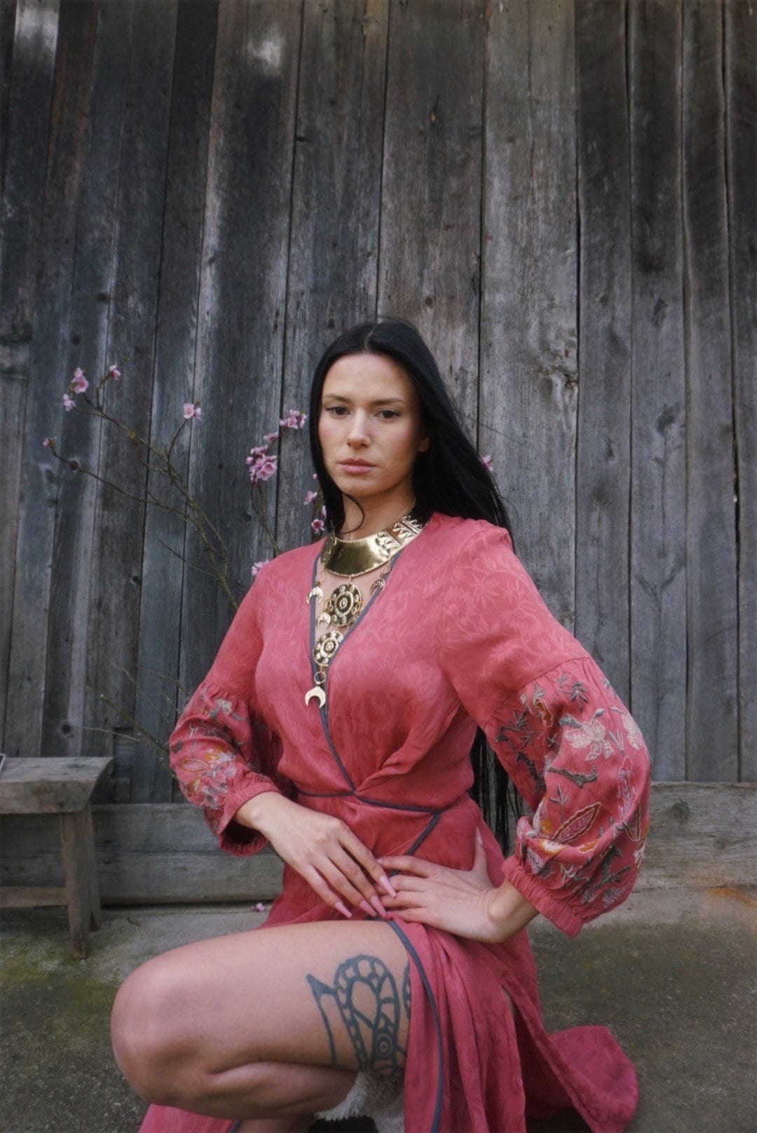 Bronze Age II Shields Statement Necklace: Nordic Viking Goddess Jewelry