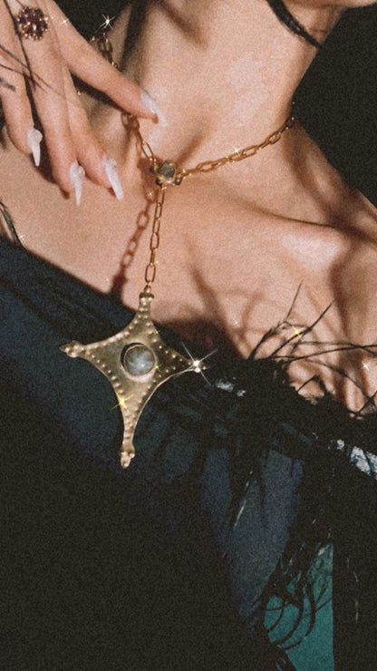 Star Tail I Pendant: Ethnic Comet Necklace