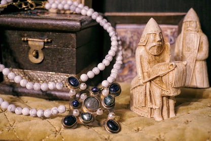 Leofflæd Choker: Anglo-Saxon Byzantine Style Beaded Necklace