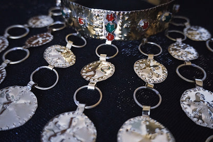 Moryana Handmade Brass Necklace: Statement Goddess Necklace Bold, Ethnic Traditional Jewelry, Slavic Adornments