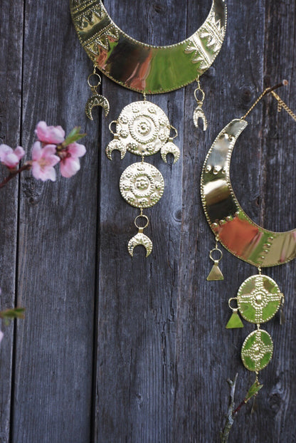 Bronze Age II Shields Statement Necklace: Nordic Viking Goddess Jewelry