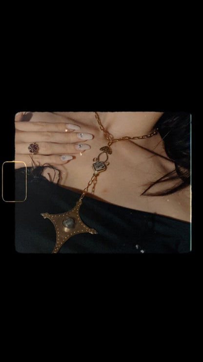 Star Tail II Comet Pendant: Ethnic Necklace, Goddess Jewelry