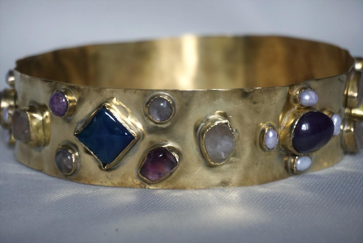 Brunhilda Medieval Crown: Historical Gemstone Headpiece,Winter Goddess Jewelry (PRE-ORDER)