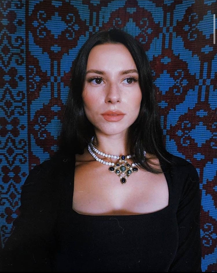 Leofflæd Choker: Anglo-Saxon Byzantine Style Beaded Necklace