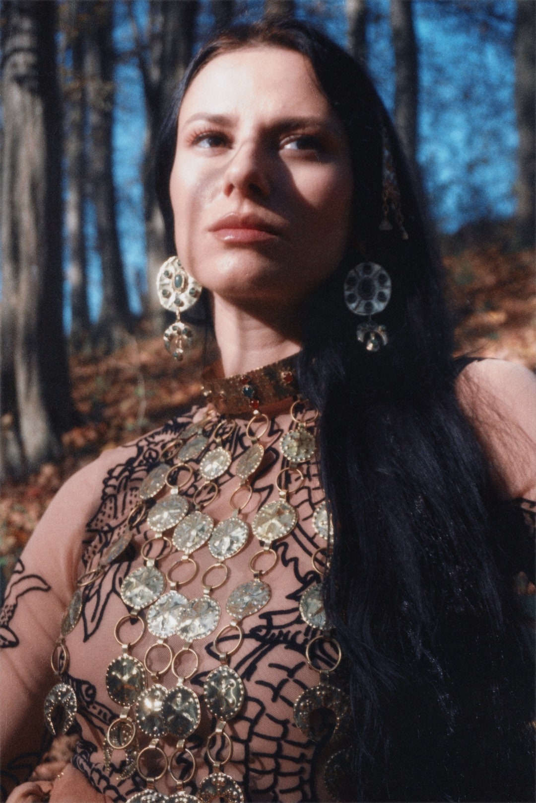 Jade Brass Api Earrings: Scythian Goddess Amulets (PRE-ORDER ITEM)