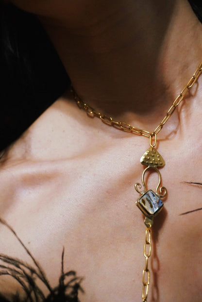 Star Tail II Comet Pendant: Ethnic Necklace, Goddess Jewelry
