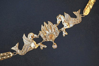 Hippocampus Sea Horse Necklace: Ancient Greek Roman Jewelry (PRE-ORDER)