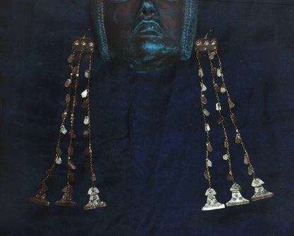 Troia II Brass Earrings: Ancient Trojan Greek Jewelry