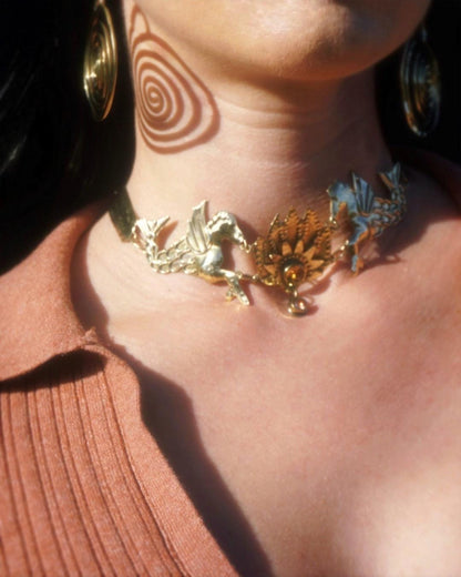 Hippocampus Sea Horse Necklace: Ancient Greek Roman Jewelry (PRE-ORDER)