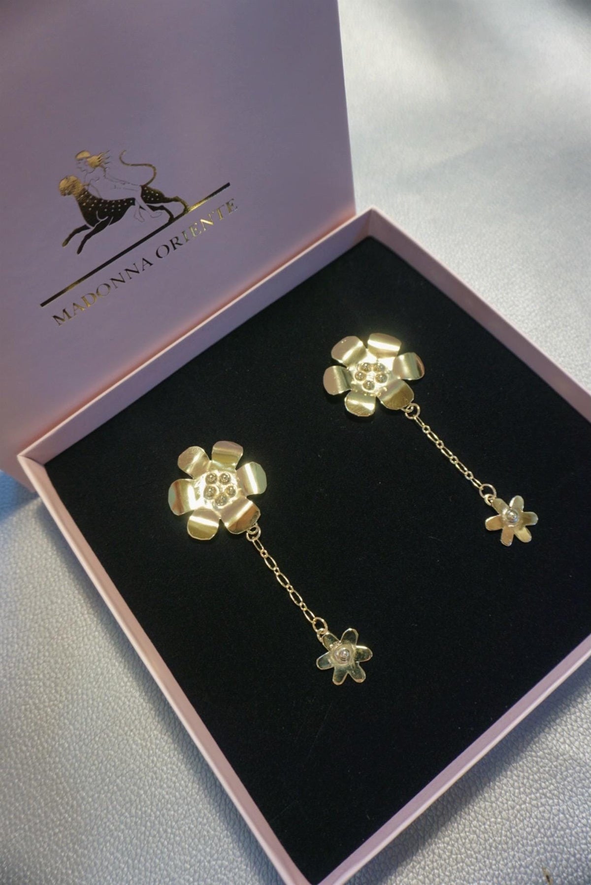 Wild Rose Earrings: Floral Fairy Jewelry