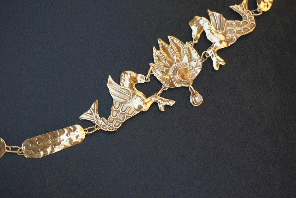 Hippocampus Sea Horse Necklace: Ancient Greek Roman Jewelry (PRE-ORDER)