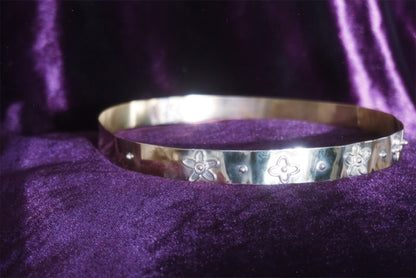 Lady of the Lake Brass Crown: Arthurian Medieval Headpiece