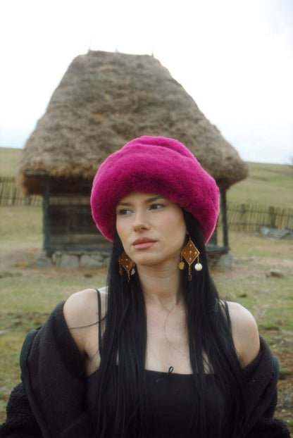 Draha Brass Earrings: Slavic Viking Medieval Amulets