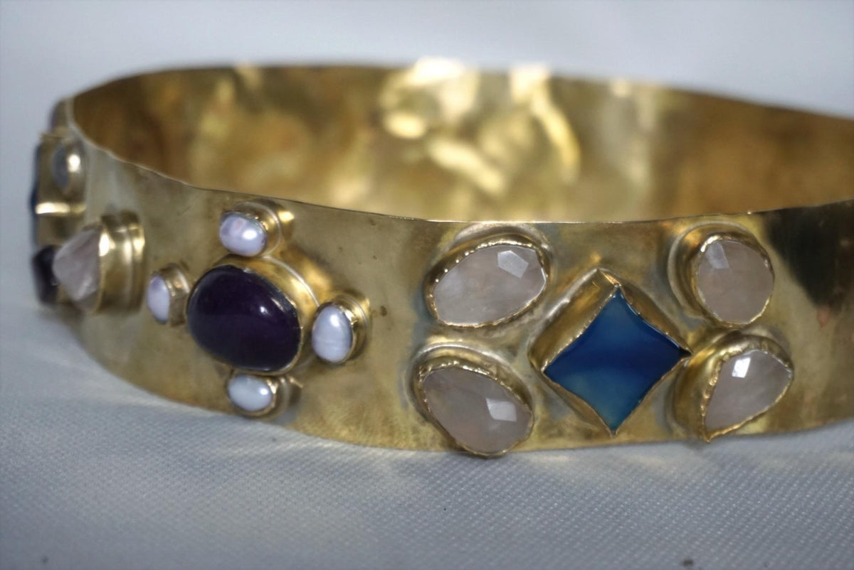 Brunhilda Medieval Crown: Historical Gemstone Headpiece,Winter Goddess Jewelry (PRE-ORDER)