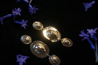 Danu Celtic Shield Earrings: Bronze Age Warrior Goddess Jewelry