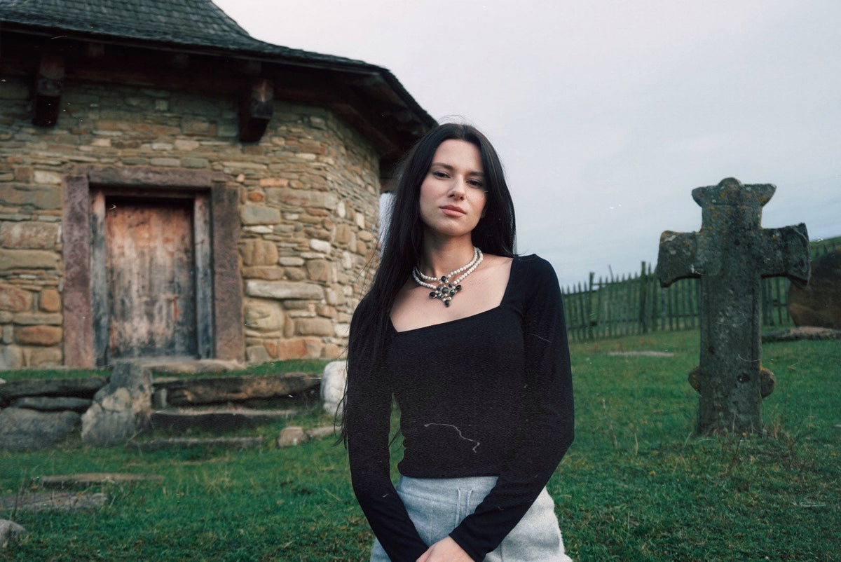 Leofflæd Choker: Anglo-Saxon Byzantine Style Beaded Necklace