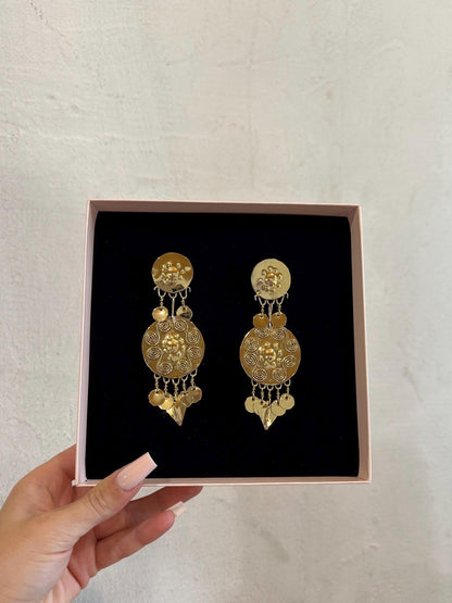 Egtved II Nordic Bronze Age Earrings: Celtic Spiral Viking Jewelry