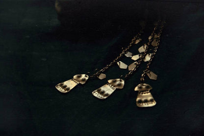 Troia III Brass Earrings: Historical Ancient Trojan Jewelry